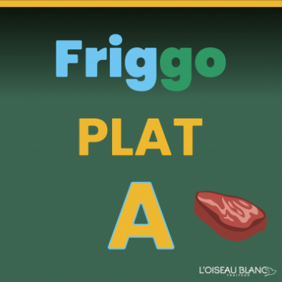 Plat préparé FRIGGO A à base de viande.