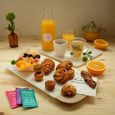 Package petit déjeuner pour 8 personnes